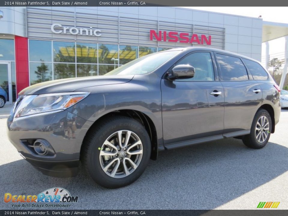 2014 Nissan Pathfinder S Dark Slate / Almond Photo #1