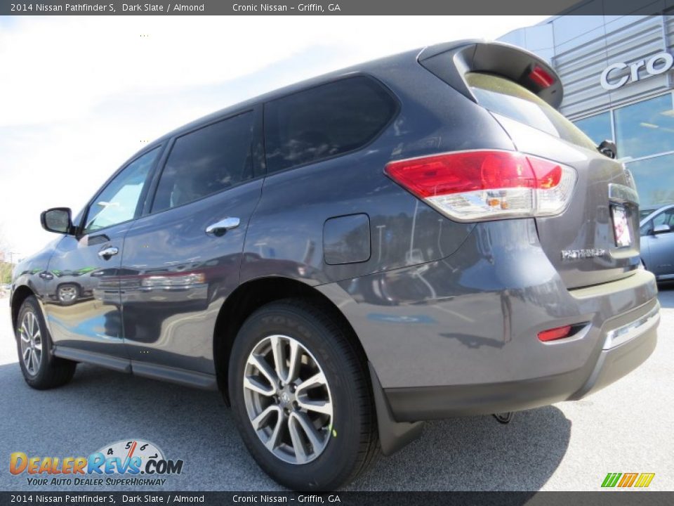 2014 Nissan Pathfinder S Dark Slate / Almond Photo #3