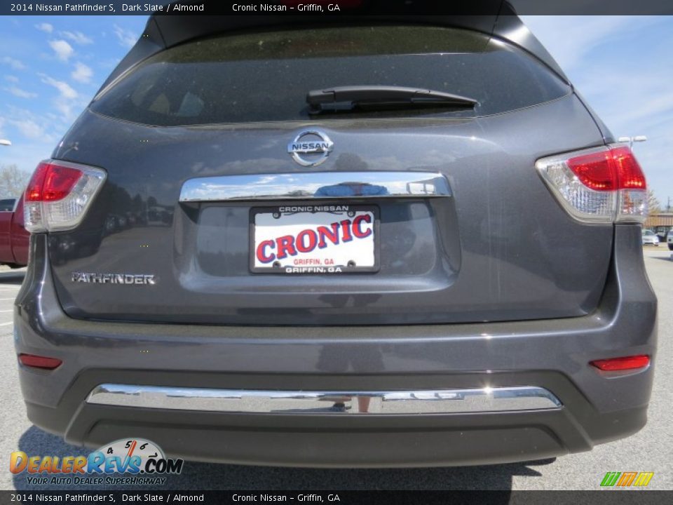2014 Nissan Pathfinder S Dark Slate / Almond Photo #4
