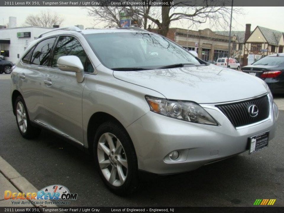 2011 Lexus RX 350 Tungsten Silver Pearl / Light Gray Photo #3
