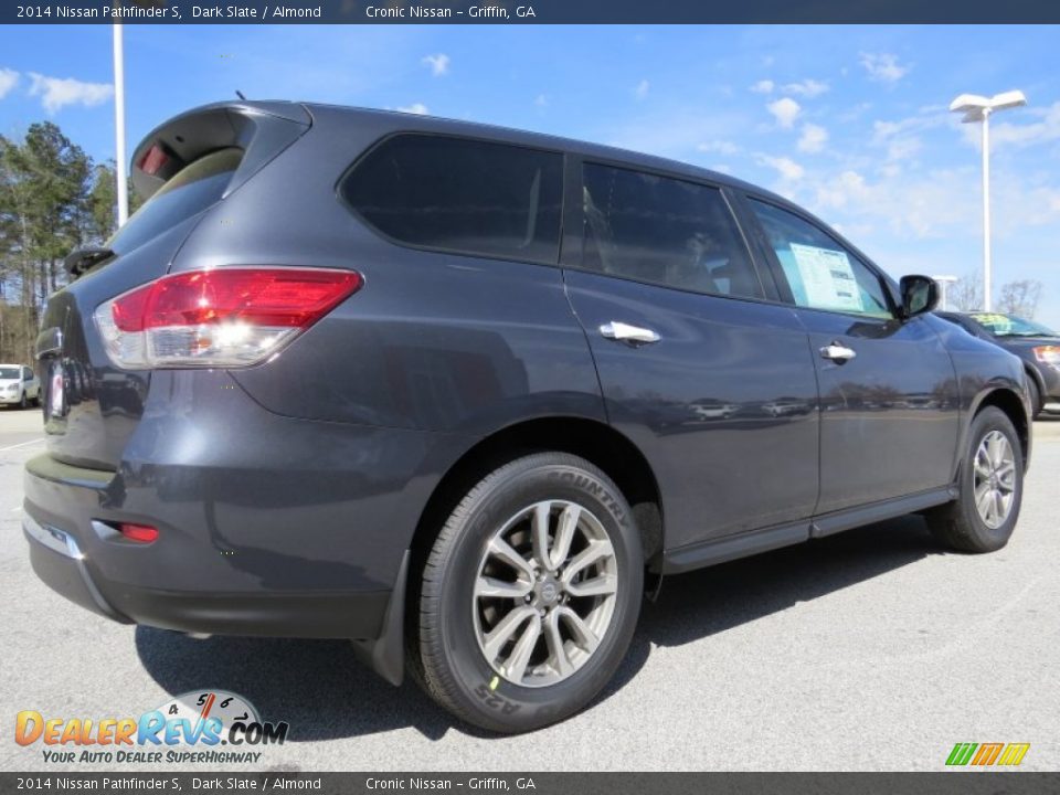 2014 Nissan Pathfinder S Dark Slate / Almond Photo #5