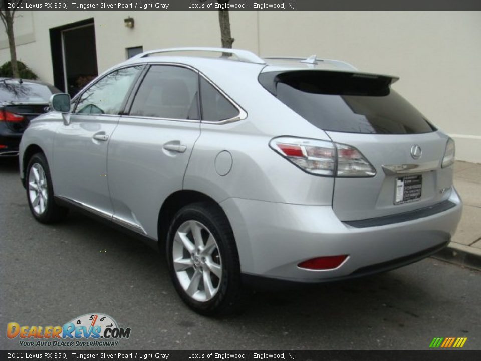 2011 Lexus RX 350 Tungsten Silver Pearl / Light Gray Photo #6