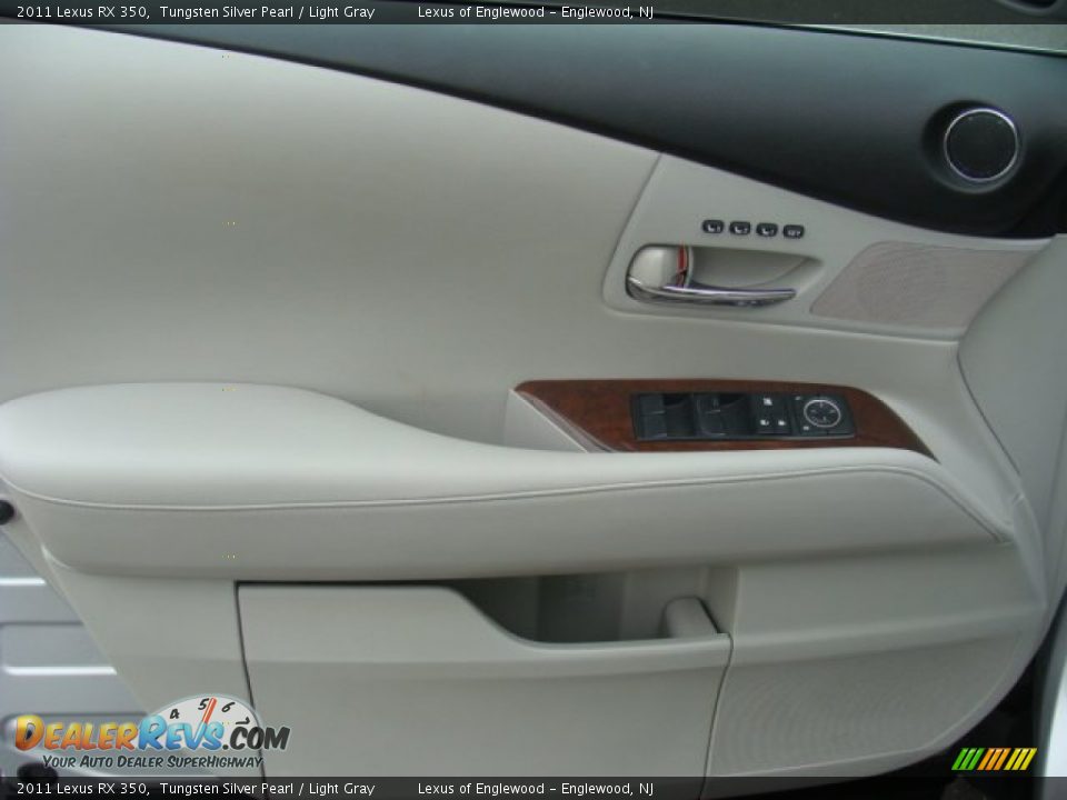2011 Lexus RX 350 Tungsten Silver Pearl / Light Gray Photo #7