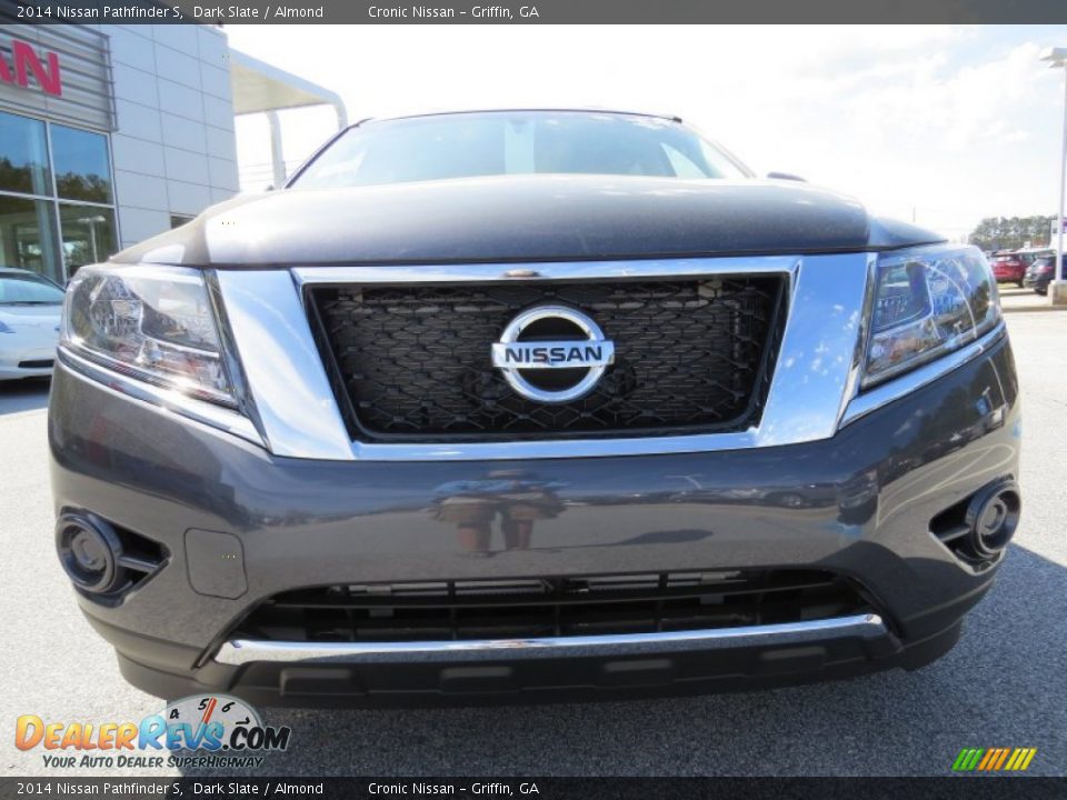 2014 Nissan Pathfinder S Dark Slate / Almond Photo #8