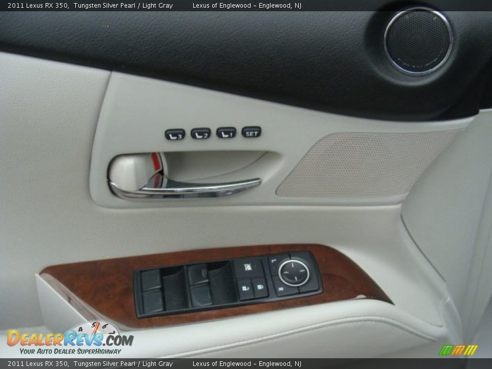 2011 Lexus RX 350 Tungsten Silver Pearl / Light Gray Photo #8