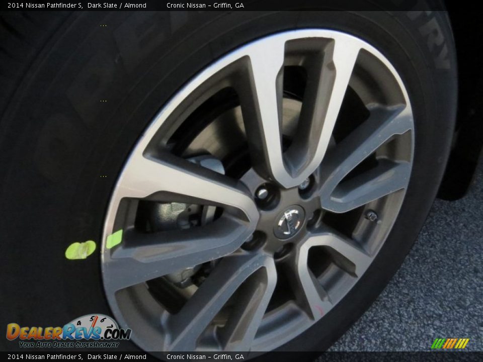 2014 Nissan Pathfinder S Dark Slate / Almond Photo #9