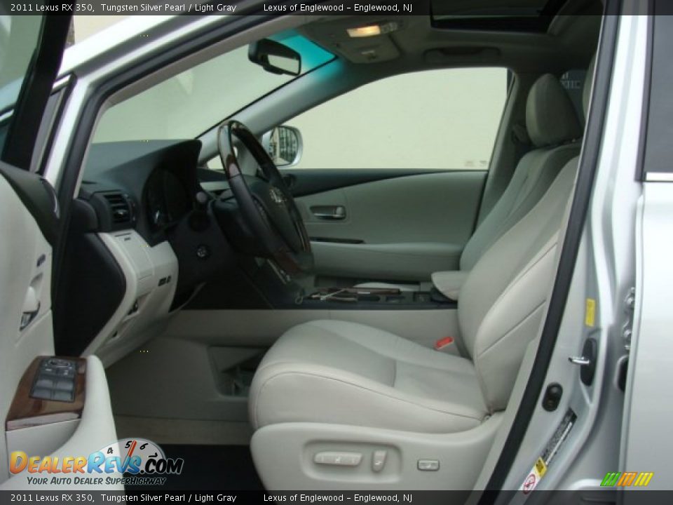 2011 Lexus RX 350 Tungsten Silver Pearl / Light Gray Photo #9