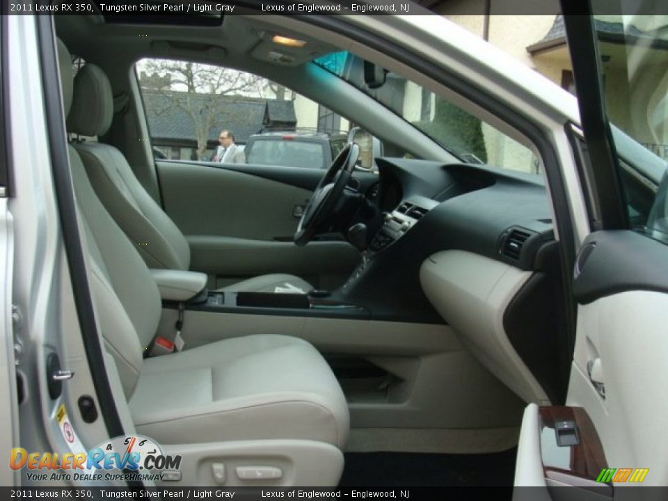 2011 Lexus RX 350 Tungsten Silver Pearl / Light Gray Photo #10