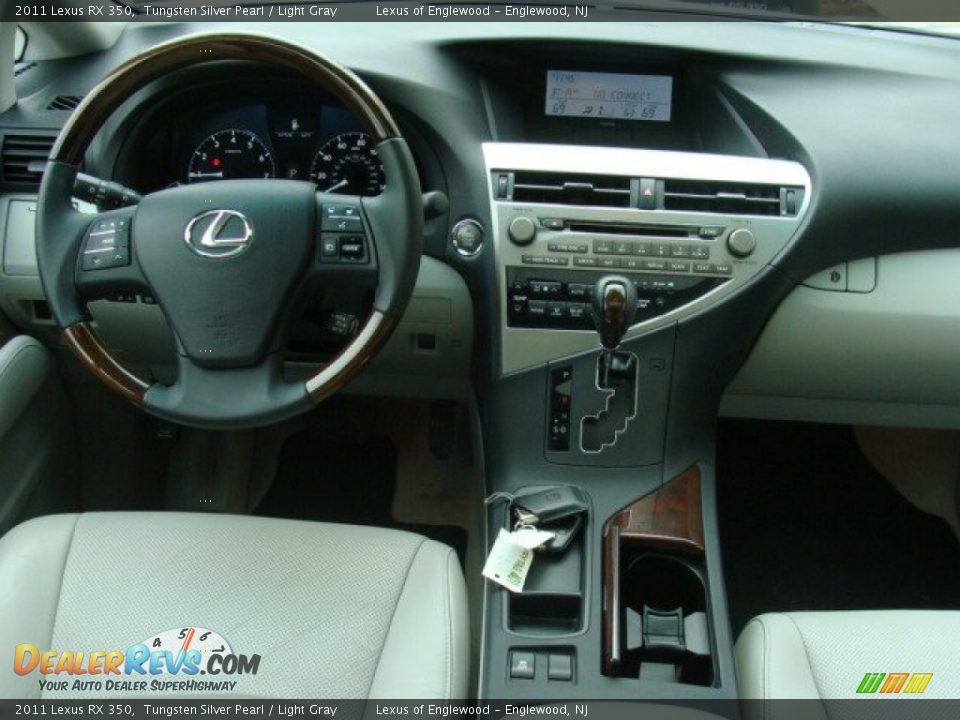 2011 Lexus RX 350 Tungsten Silver Pearl / Light Gray Photo #11