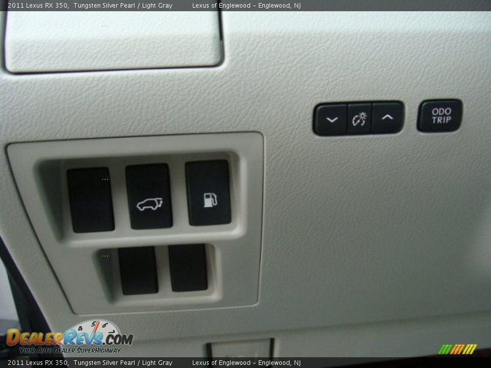 2011 Lexus RX 350 Tungsten Silver Pearl / Light Gray Photo #12