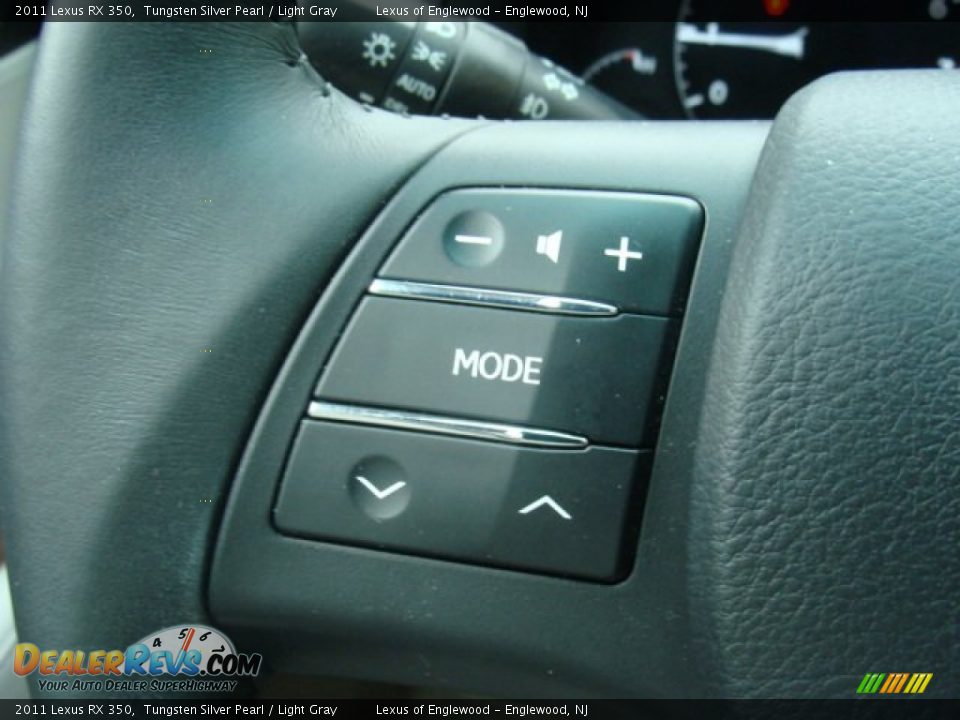2011 Lexus RX 350 Tungsten Silver Pearl / Light Gray Photo #14
