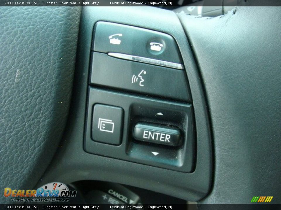 2011 Lexus RX 350 Tungsten Silver Pearl / Light Gray Photo #15