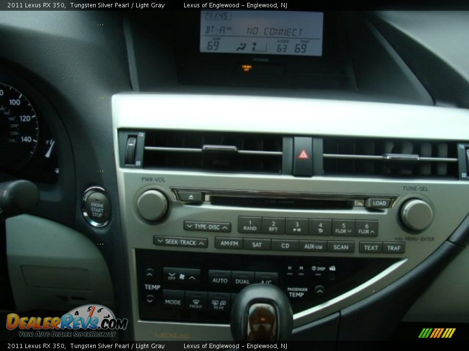 2011 Lexus RX 350 Tungsten Silver Pearl / Light Gray Photo #17