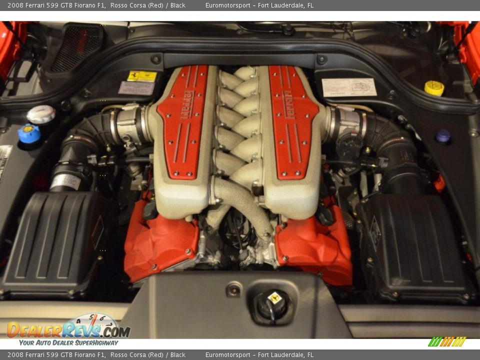 2008 Ferrari 599 GTB Fiorano F1 6.0 Liter DOHC 48-Valve VVT V12 Engine Photo #55