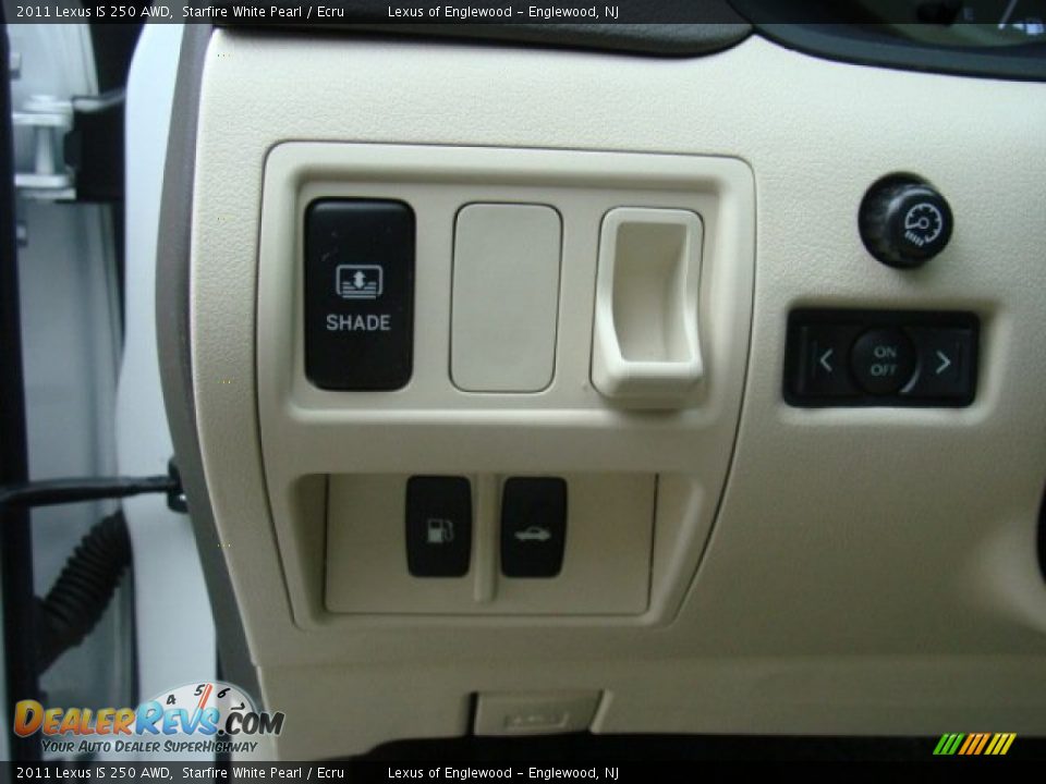 2011 Lexus IS 250 AWD Starfire White Pearl / Ecru Photo #12