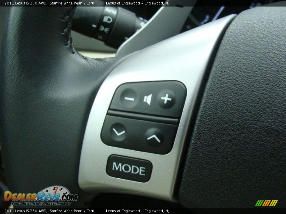 2011 Lexus IS 250 AWD Starfire White Pearl / Ecru Photo #14