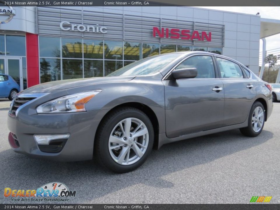 2014 Nissan Altima 2.5 SV Gun Metallic / Charcoal Photo #1