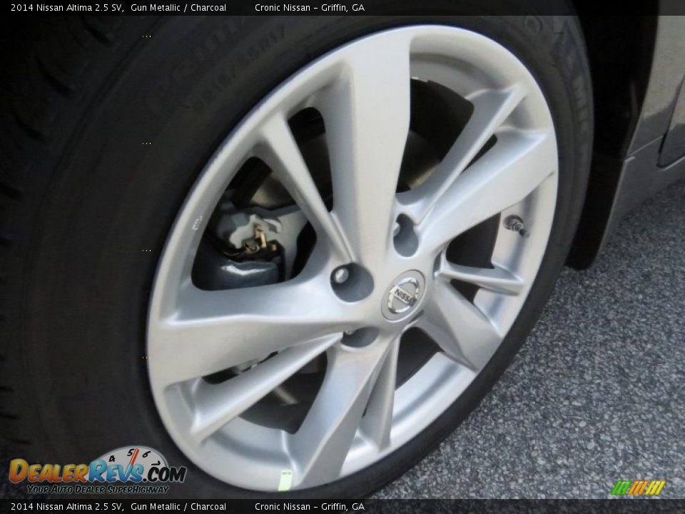 2014 Nissan Altima 2.5 SV Gun Metallic / Charcoal Photo #9