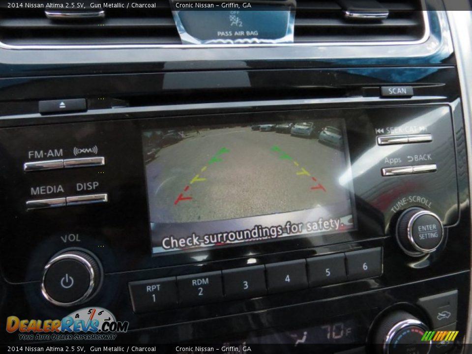 2014 Nissan Altima 2.5 SV Gun Metallic / Charcoal Photo #15