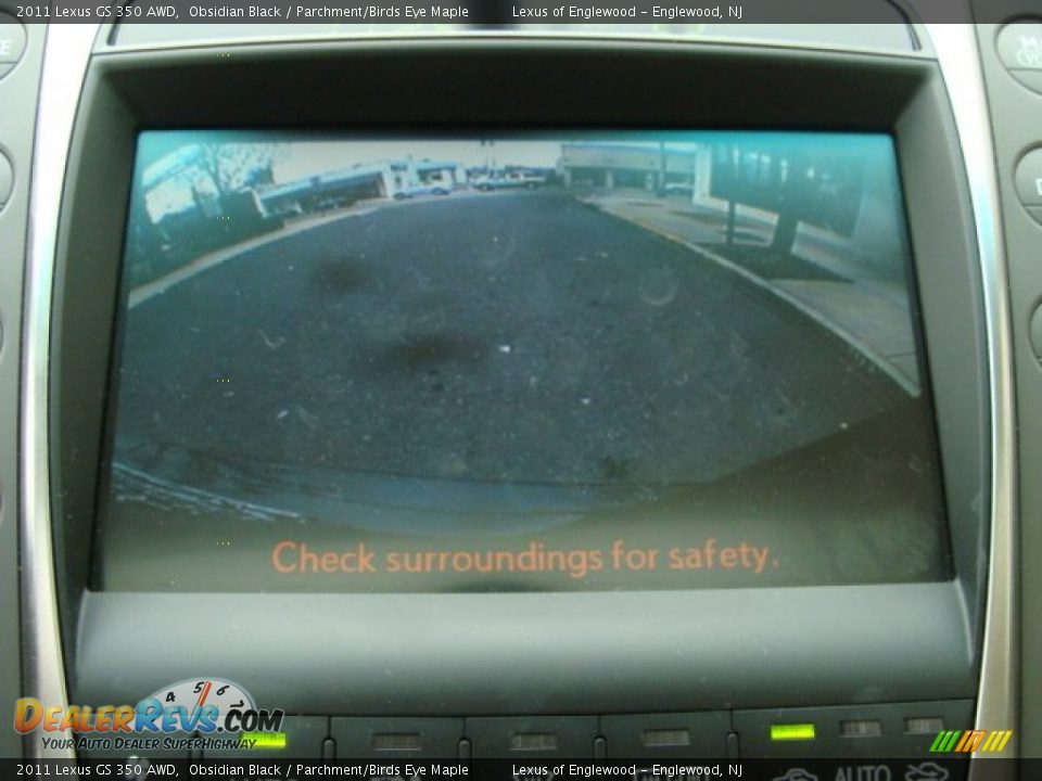 2011 Lexus GS 350 AWD Obsidian Black / Parchment/Birds Eye Maple Photo #18