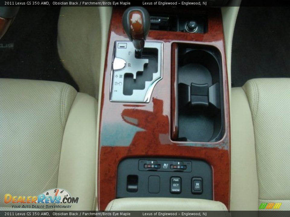 2011 Lexus GS 350 AWD Obsidian Black / Parchment/Birds Eye Maple Photo #19