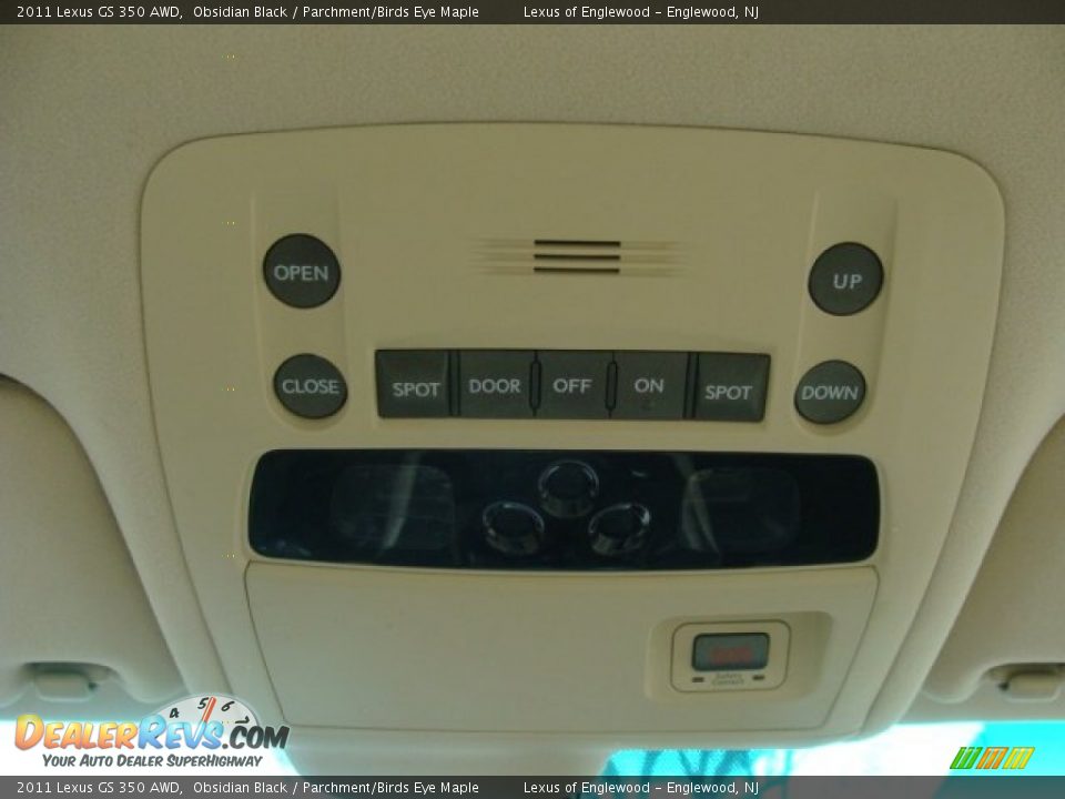 2011 Lexus GS 350 AWD Obsidian Black / Parchment/Birds Eye Maple Photo #20