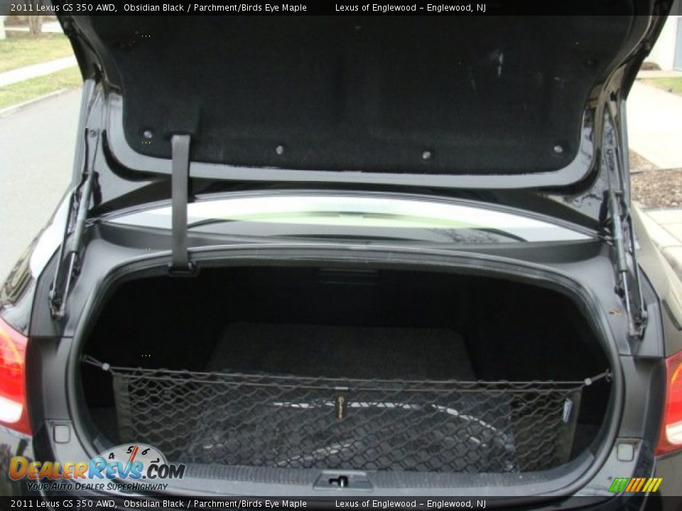 2011 Lexus GS 350 AWD Obsidian Black / Parchment/Birds Eye Maple Photo #23