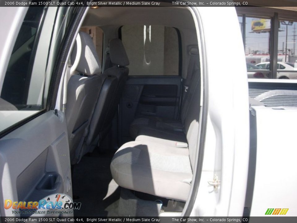 2006 Dodge Ram 1500 SLT Quad Cab 4x4 Bright Silver Metallic / Medium Slate Gray Photo #8