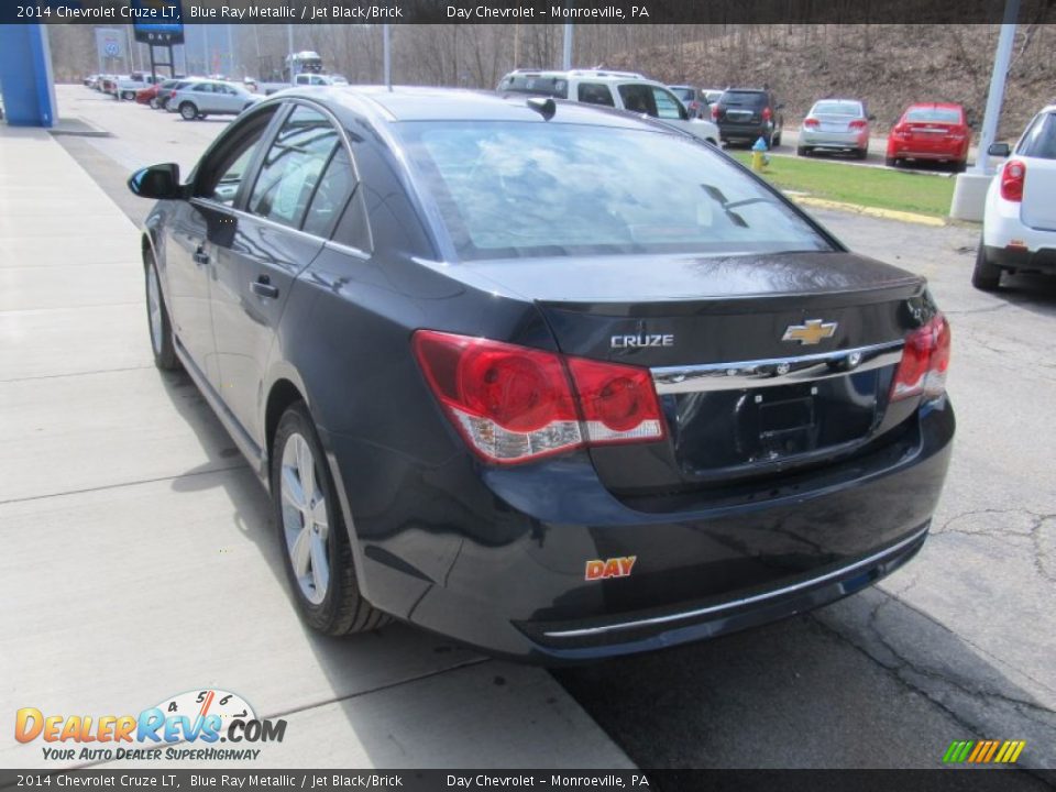 2014 Chevrolet Cruze LT Blue Ray Metallic / Jet Black/Brick Photo #6