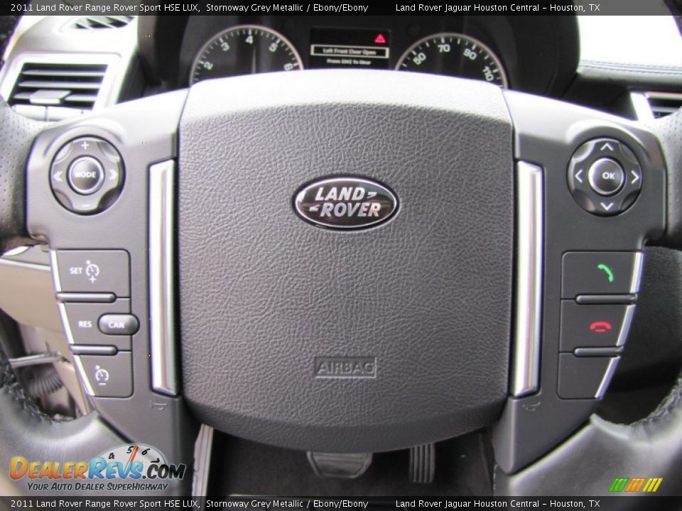2011 Land Rover Range Rover Sport HSE LUX Stornoway Grey Metallic / Ebony/Ebony Photo #15