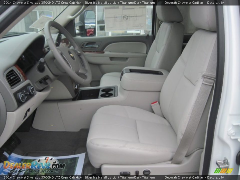 2014 Chevrolet Silverado 3500HD LTZ Crew Cab 4x4 Silver Ice Metallic / Light Titanium/Dark Titanium Photo #6