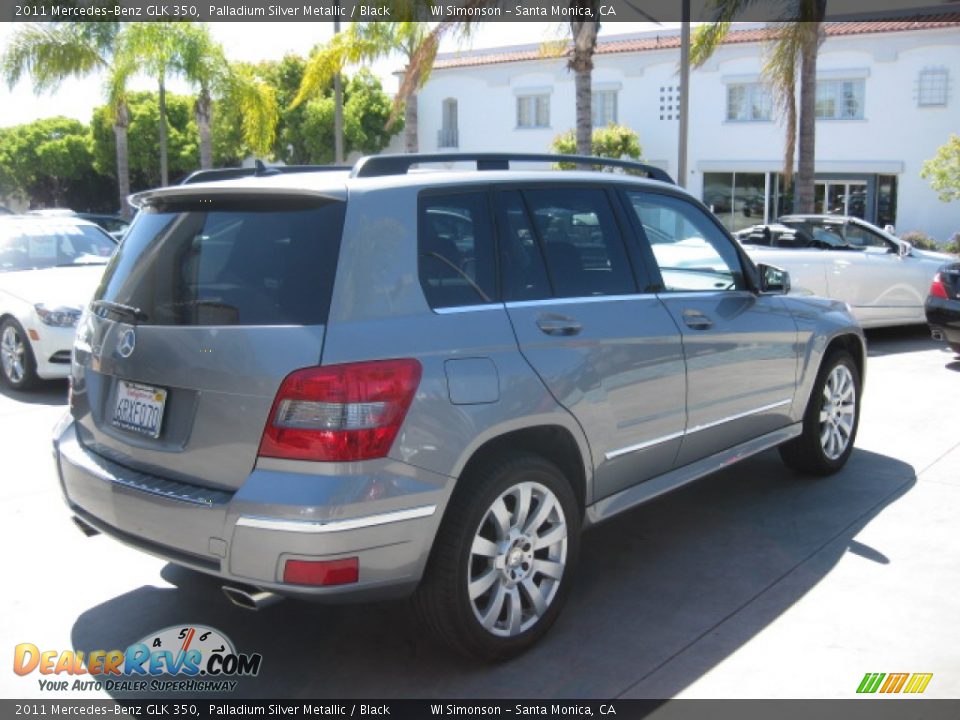 2011 Mercedes-Benz GLK 350 Palladium Silver Metallic / Black Photo #2