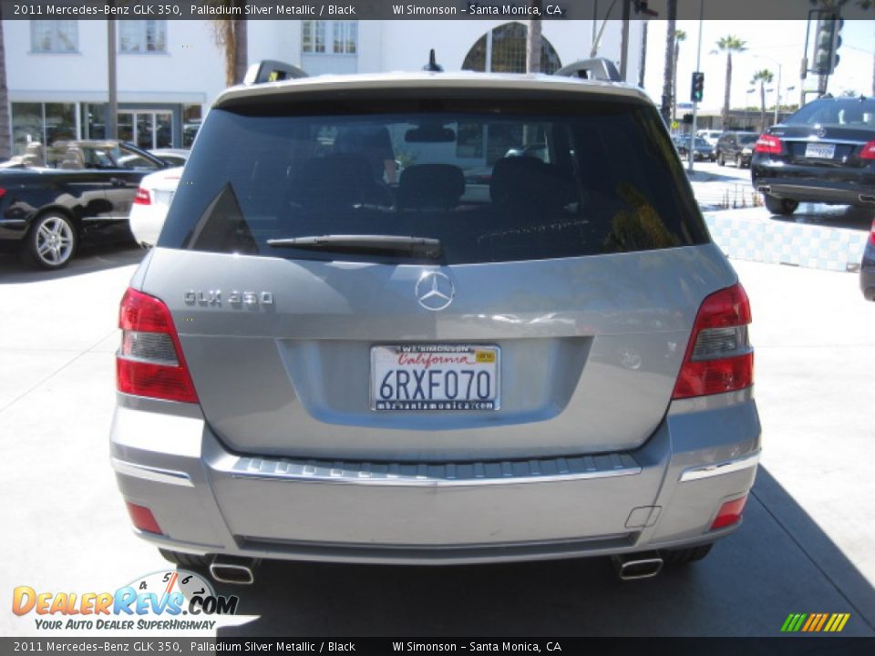 2011 Mercedes-Benz GLK 350 Palladium Silver Metallic / Black Photo #3