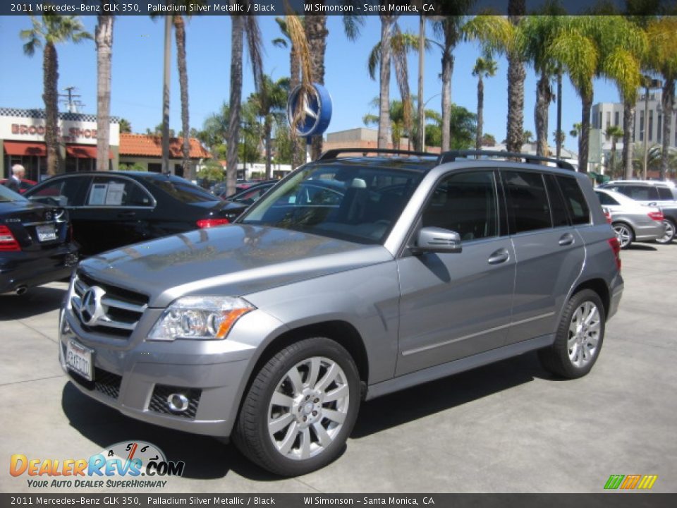 2011 Mercedes-Benz GLK 350 Palladium Silver Metallic / Black Photo #5