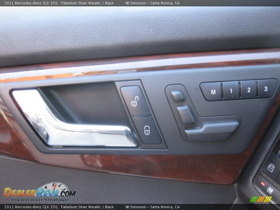 2011 Mercedes-Benz GLK 350 Palladium Silver Metallic / Black Photo #7