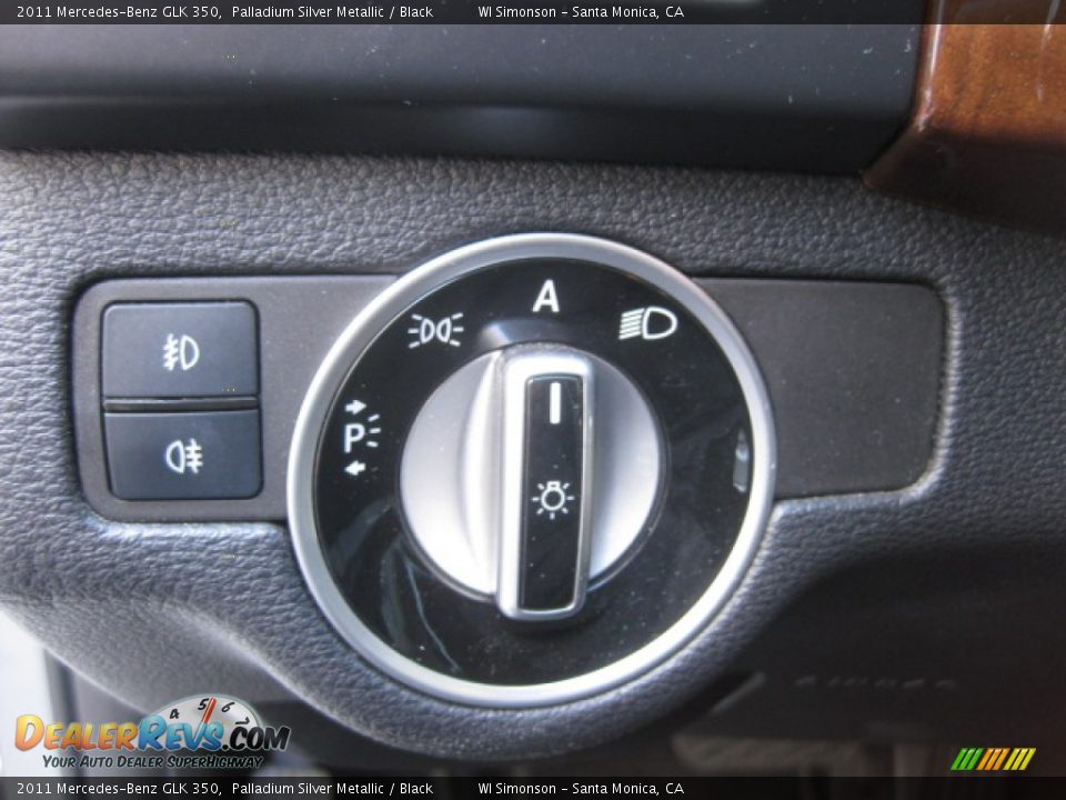 2011 Mercedes-Benz GLK 350 Palladium Silver Metallic / Black Photo #9