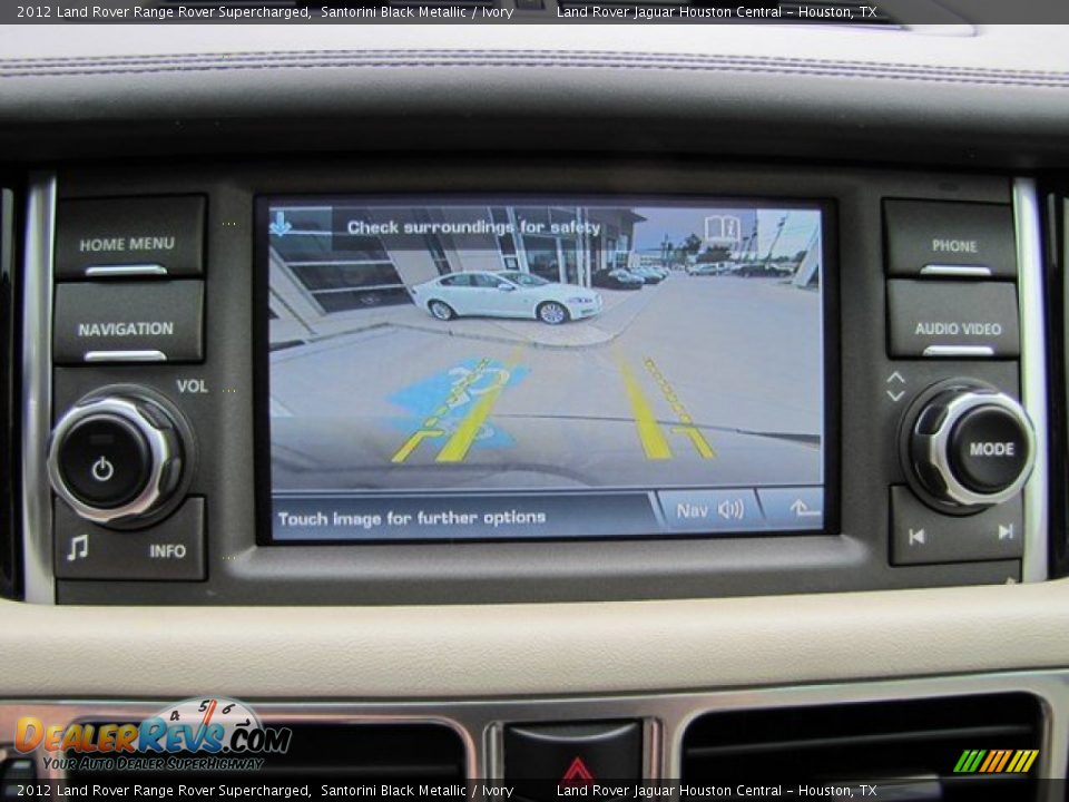 2012 Land Rover Range Rover Supercharged Santorini Black Metallic / Ivory Photo #19