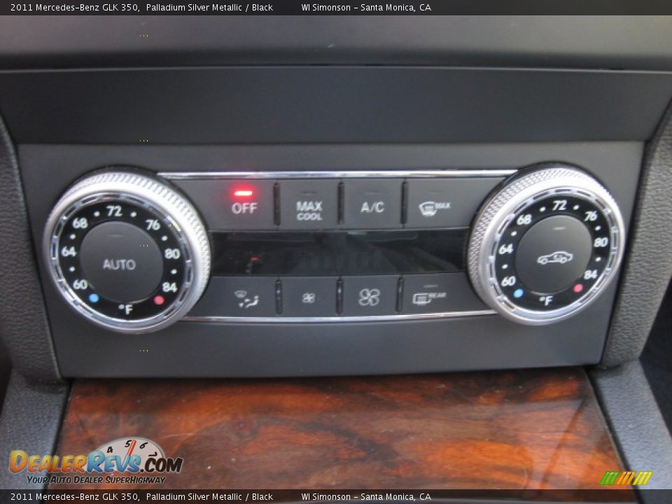 2011 Mercedes-Benz GLK 350 Palladium Silver Metallic / Black Photo #13