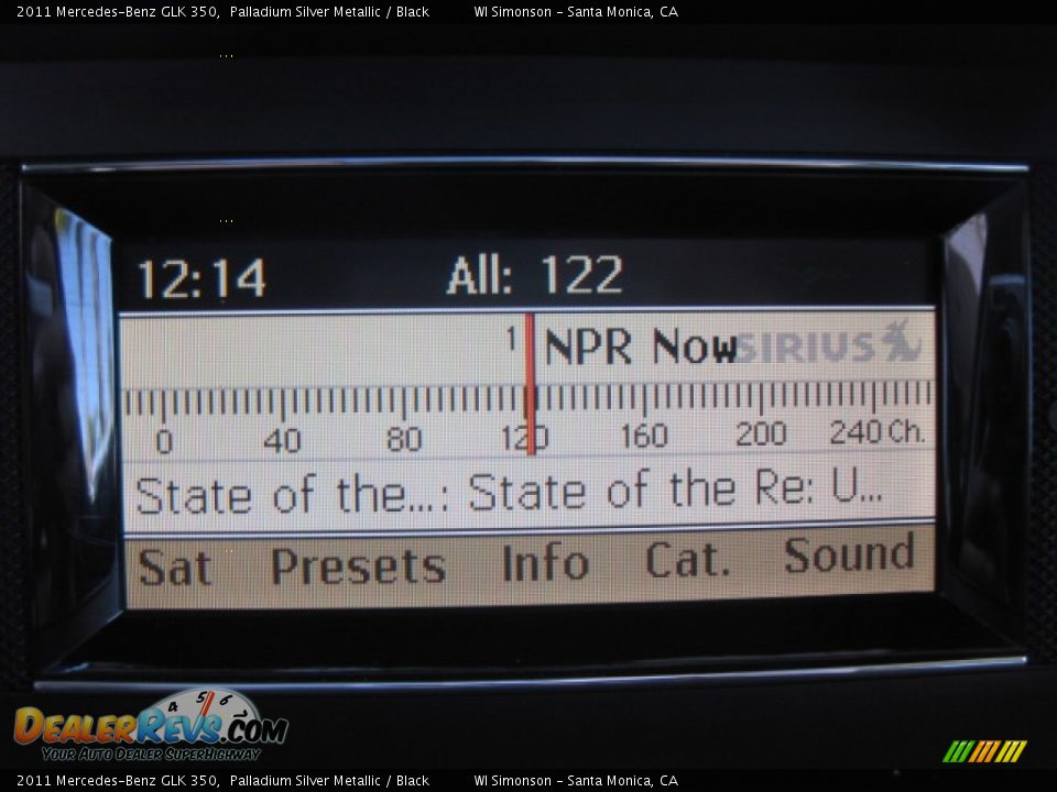 2011 Mercedes-Benz GLK 350 Palladium Silver Metallic / Black Photo #15