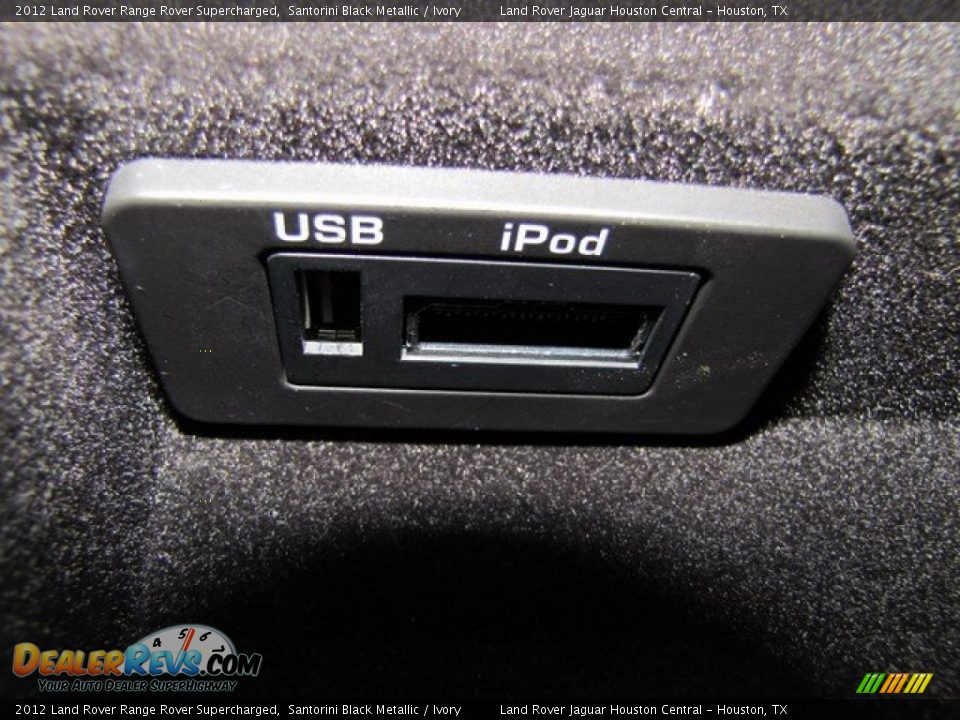 2012 Land Rover Range Rover Supercharged Santorini Black Metallic / Ivory Photo #23