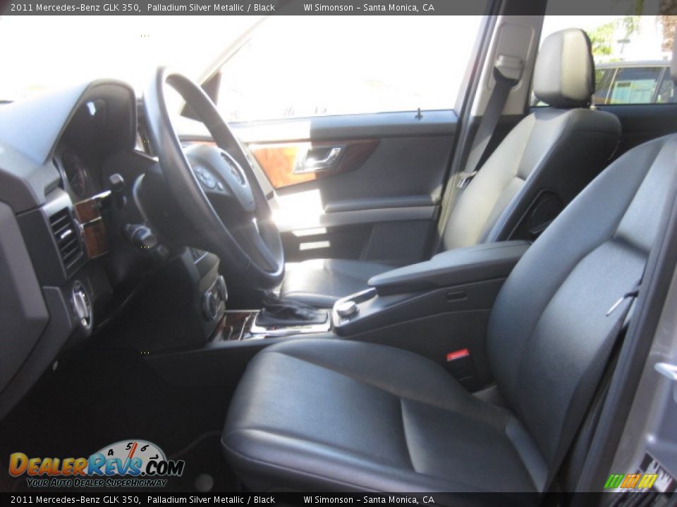 2011 Mercedes-Benz GLK 350 Palladium Silver Metallic / Black Photo #16