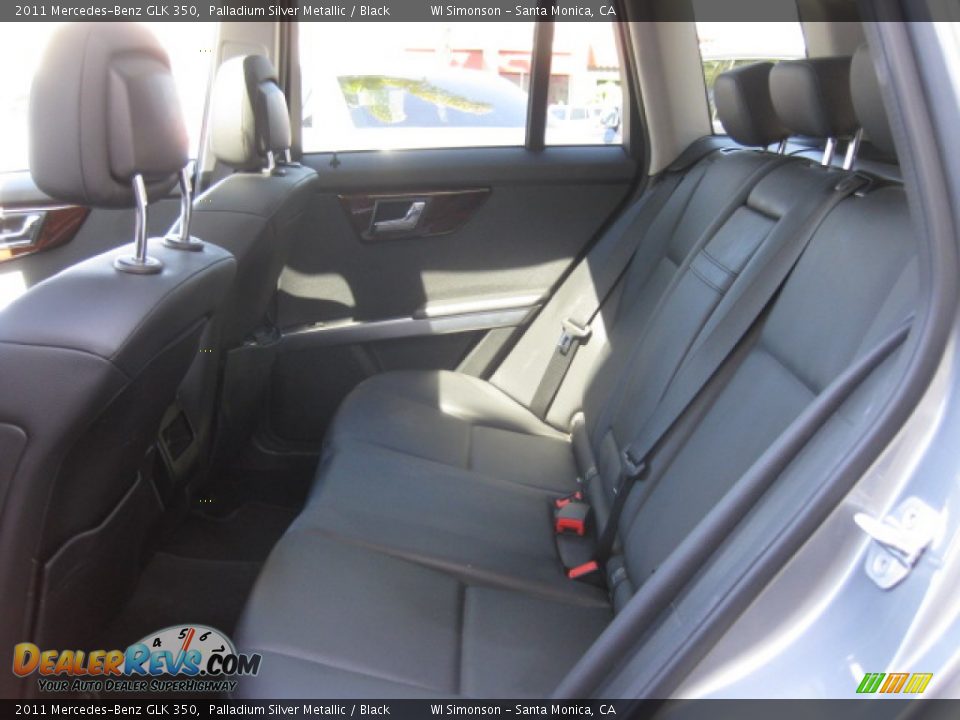 2011 Mercedes-Benz GLK 350 Palladium Silver Metallic / Black Photo #17