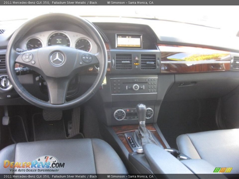 2011 Mercedes-Benz GLK 350 Palladium Silver Metallic / Black Photo #18