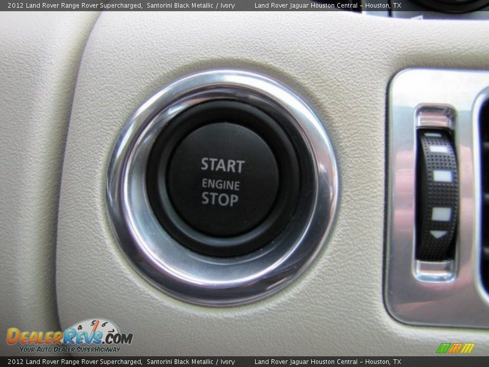 2012 Land Rover Range Rover Supercharged Santorini Black Metallic / Ivory Photo #27
