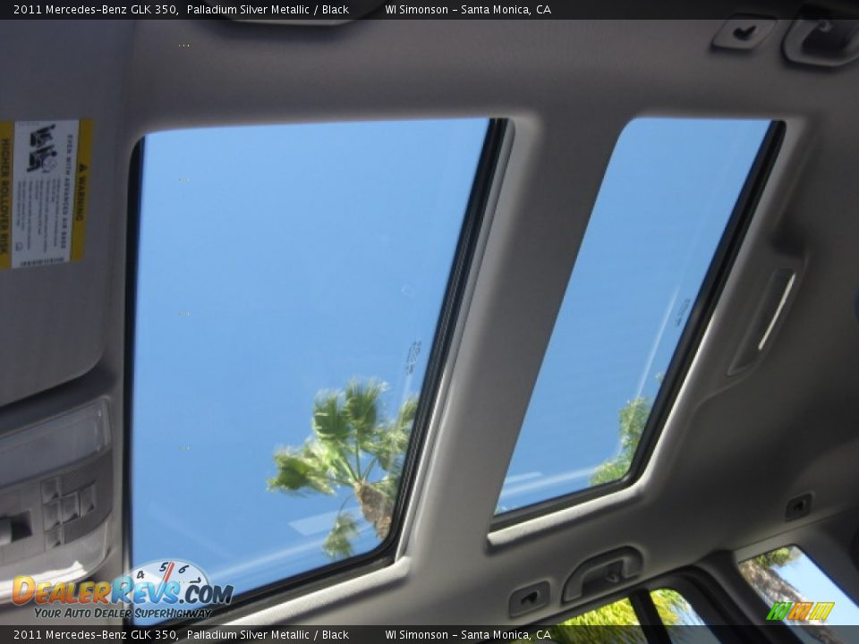 2011 Mercedes-Benz GLK 350 Palladium Silver Metallic / Black Photo #19