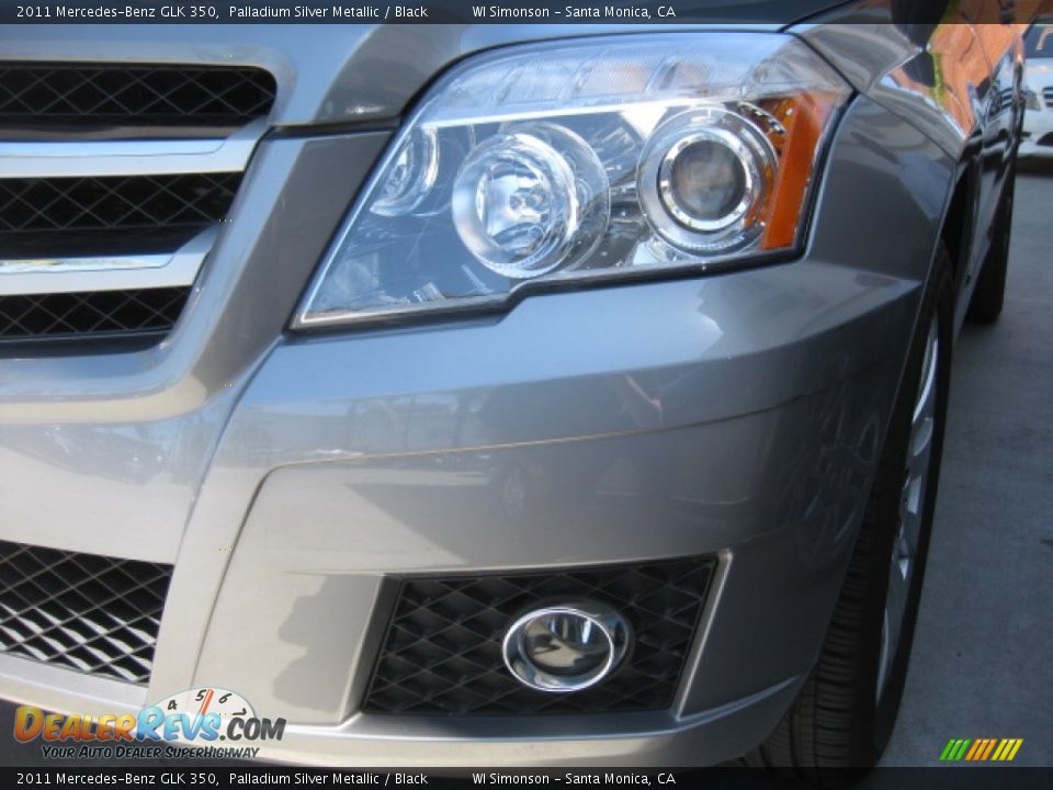 2011 Mercedes-Benz GLK 350 Palladium Silver Metallic / Black Photo #20