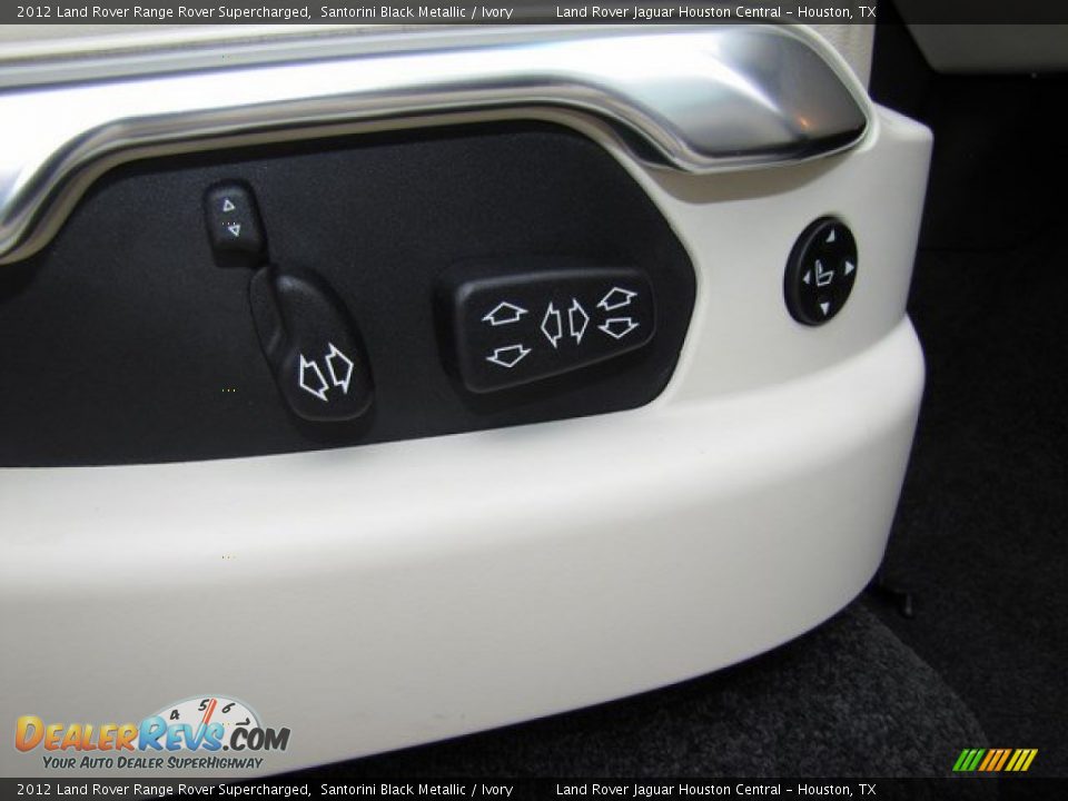 2012 Land Rover Range Rover Supercharged Santorini Black Metallic / Ivory Photo #30