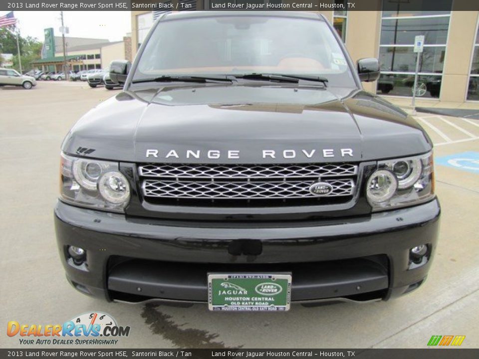 2013 Land Rover Range Rover Sport HSE Santorini Black / Tan Photo #6