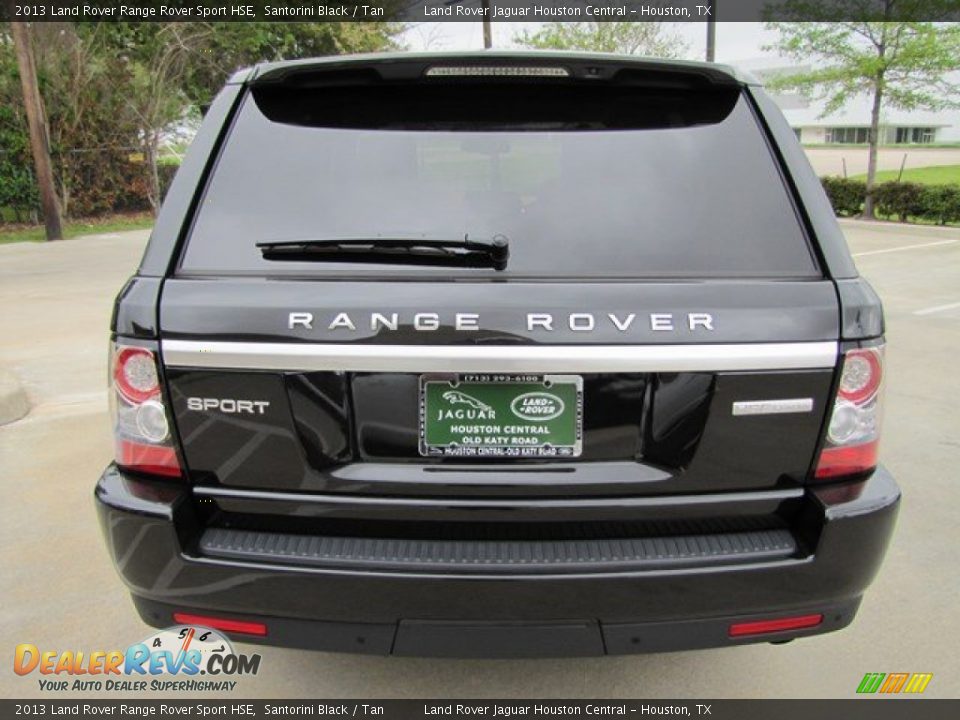 2013 Land Rover Range Rover Sport HSE Santorini Black / Tan Photo #9