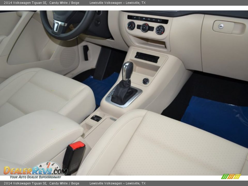 2014 Volkswagen Tiguan SE Candy White / Beige Photo #6